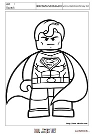 lego-batman boyama sayfaları
